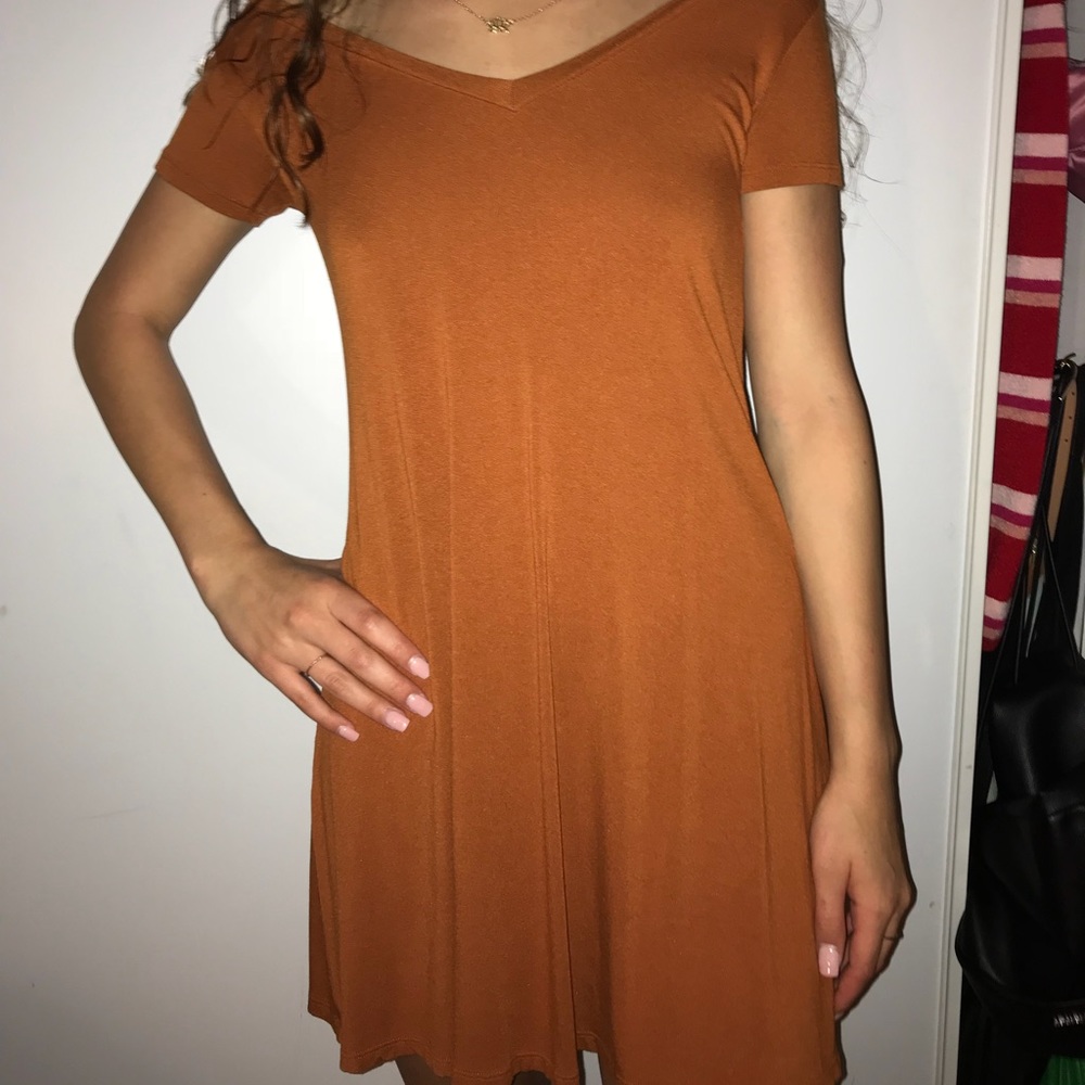 Forever 21 Orange T shirt dress